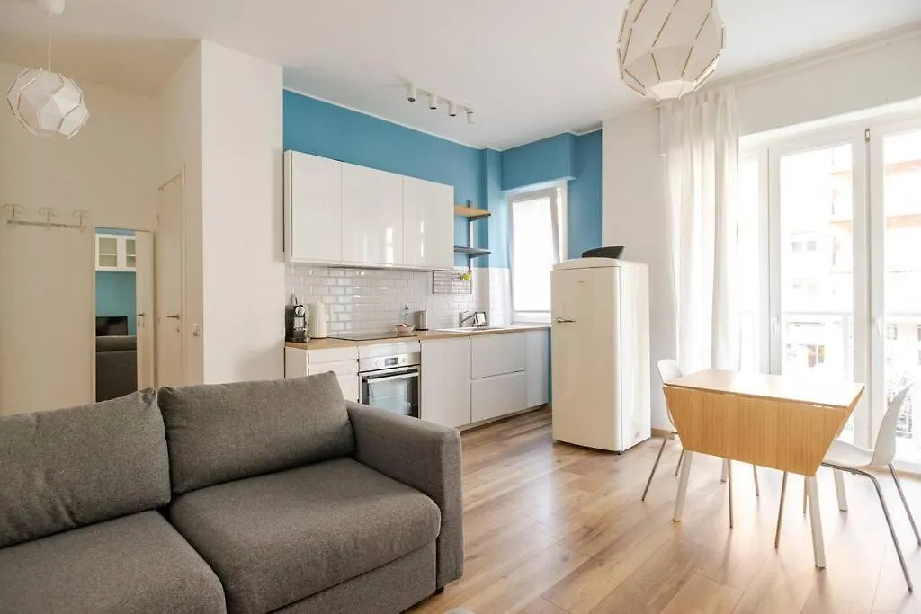 Monolocale Blu Studio Flat - Fondazione Prada, Ieo, Duomo 15 Minuti Milan